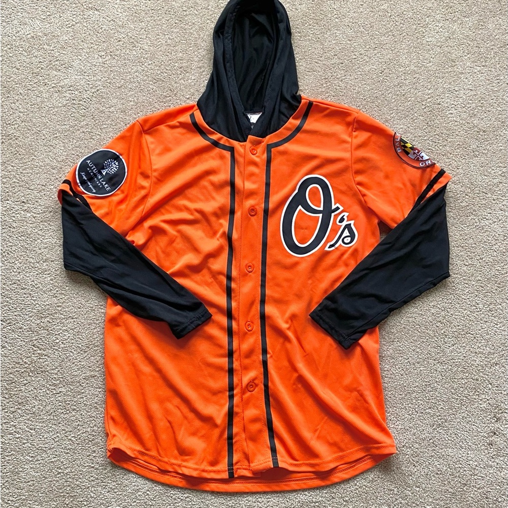 Orioles Bradish Long Sleeve Hooded Shirt